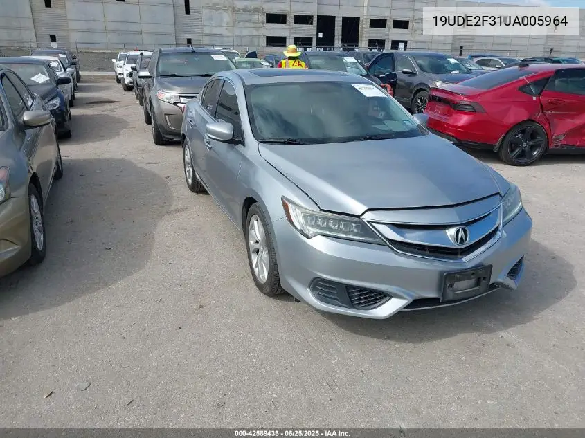2018 Acura Ilx Acurawatch Plus Package VIN: 19UDE2F31JA005964 Lot: 42589436