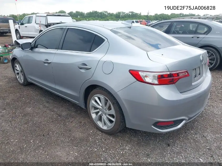 2018 Acura Ilx Premium Package/Technology Plus Package VIN: 19UDE2F75JA006828 Lot: 42589925