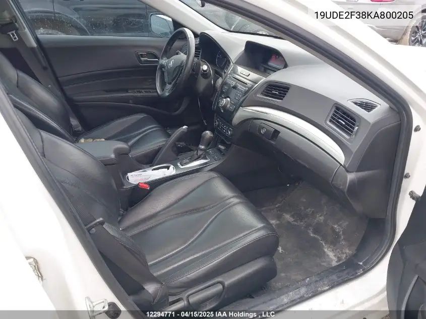 2019 Acura Ilx VIN: 19UDE2F38KA800205 Lot: 12294771