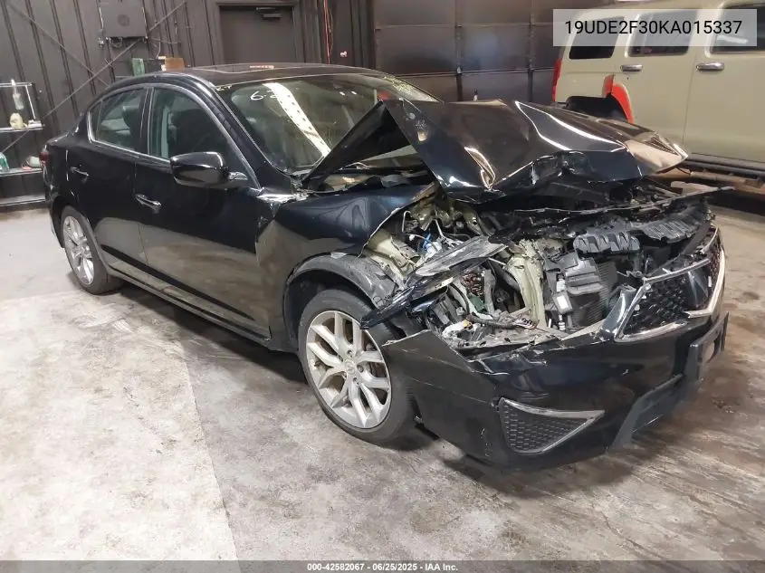 2019 Acura Ilx Standard VIN: 19UDE2F30KA015337 Lot: 42582067