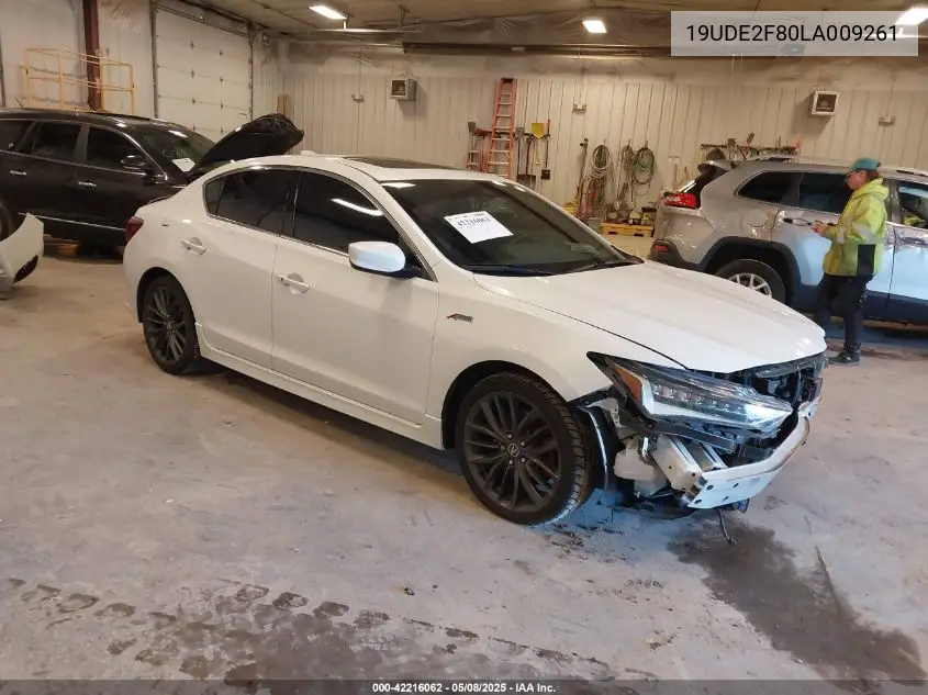 2020 Acura Ilx Premium A-Spec Packages/Technology A-Spec Packages VIN: 19UDE2F80LA009261 Lot: 42216062