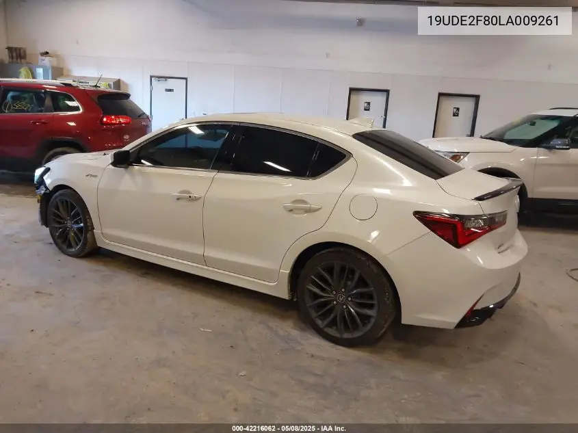 2020 Acura Ilx Premium A-Spec Packages/Technology A-Spec Packages VIN: 19UDE2F80LA009261 Lot: 42216062