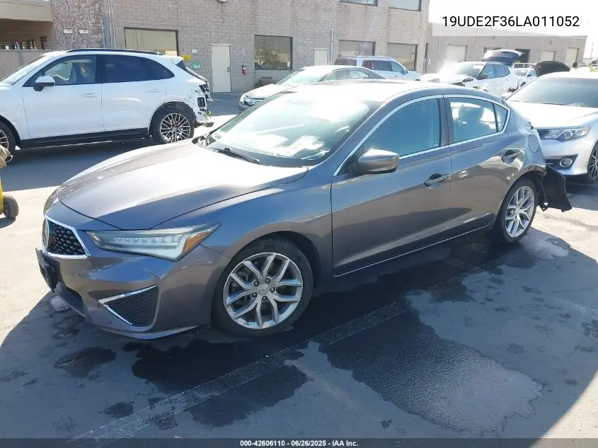 2020 Acura Ilx VIN: 19UDE2F36LA011052 Lot: 42606110