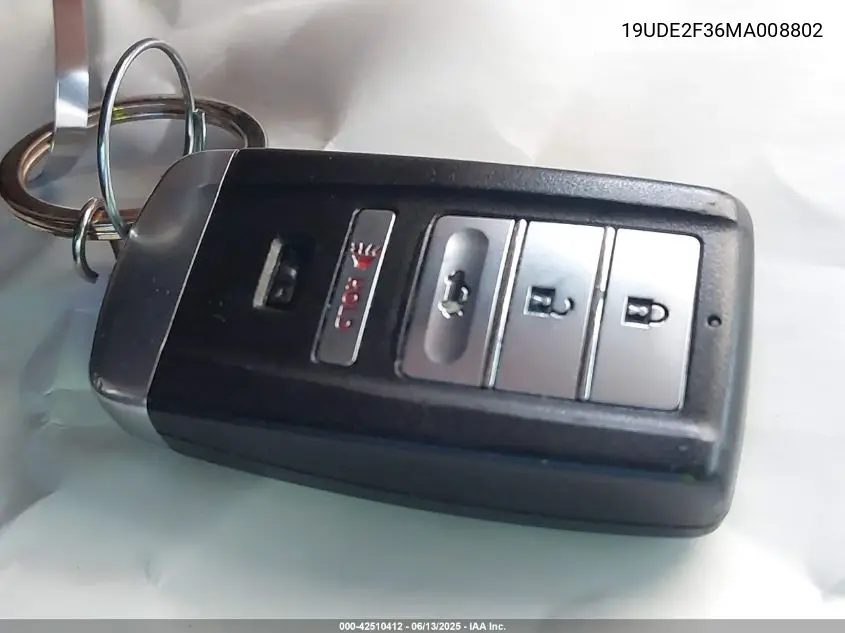 2021 Acura Ilx Standard VIN: 19UDE2F36MA008802 Lot: 42510412