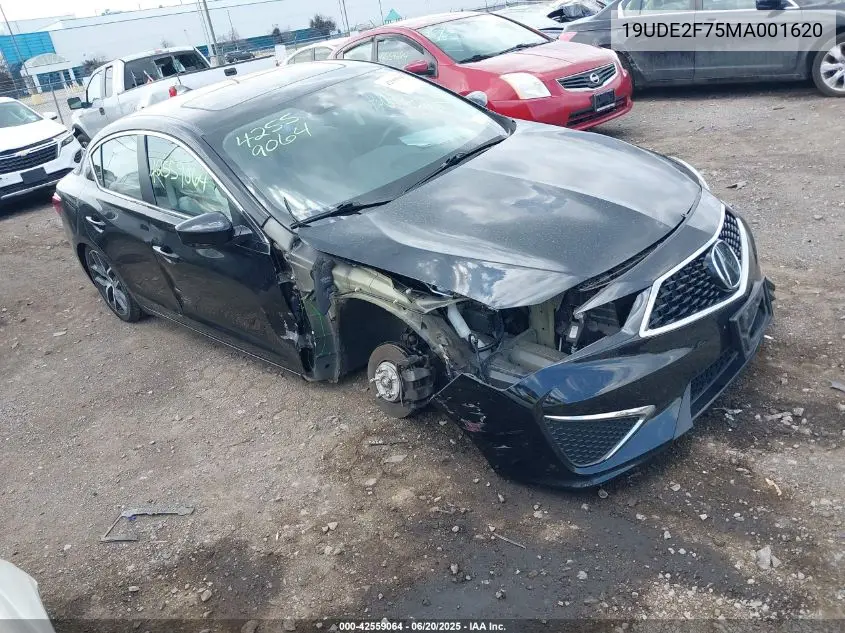 2021 Acura Ilx Premium Package/Technology Package VIN: 19UDE2F75MA001620 Lot: 42559064