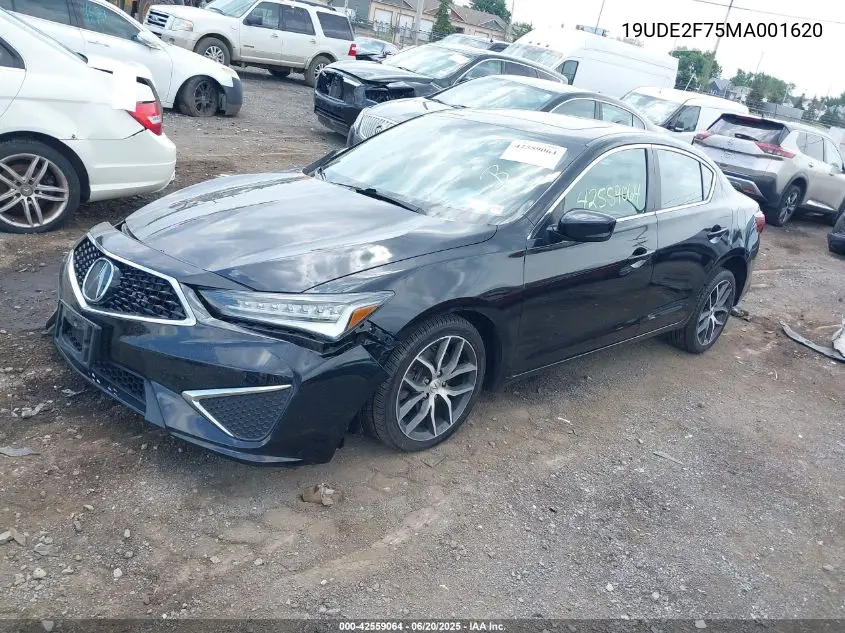 2021 Acura Ilx Premium Package/Technology Package VIN: 19UDE2F75MA001620 Lot: 42559064