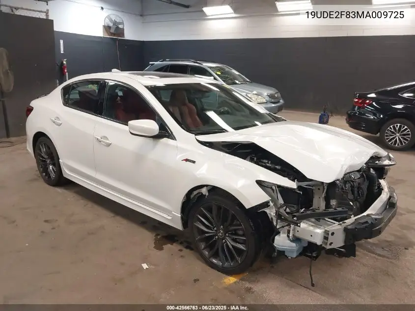 2021 Acura Ilx Premium A-Spec Packages/Technology A-Spec Packages VIN: 19UDE2F83MA009725 Lot: 42566763