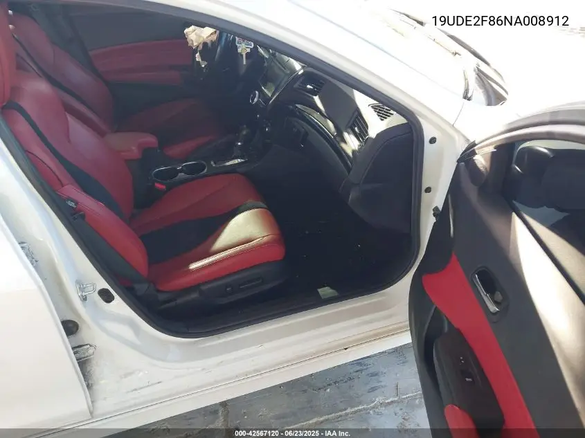 2022 Acura Ilx Premium A-Spec Packages/Technology A-Spec Packages VIN: 19UDE2F86NA008912 Lot: 42567120