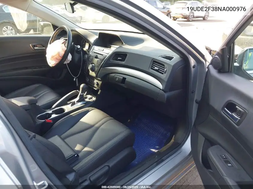 2022 Acura Ilx Standard VIN: 19UDE2F38NA000976 Lot: 42589380