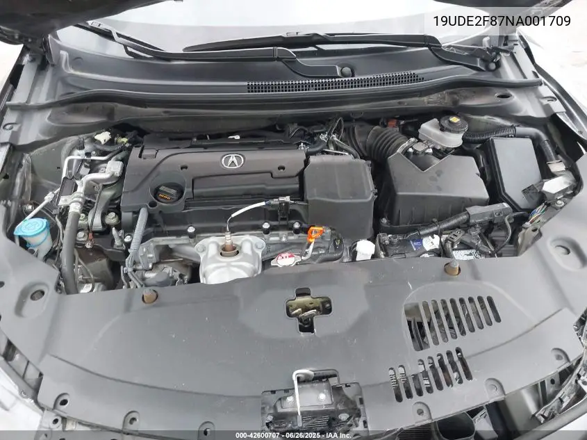 2022 Acura Ilx Premium A-Spec Packages/Technology A-Spec Packages VIN: 19UDE2F87NA001709 Lot: 42600707