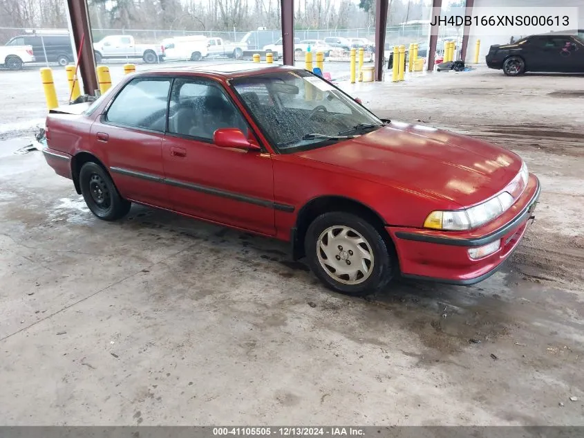 1992 Acura Integra Gs VIN: JH4DB166XNS000613 Lot: 41105505