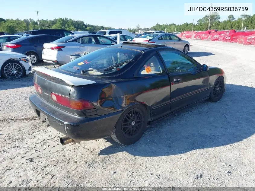 1994 Acura Integra Ls VIN: JH4DC4359RS036759 Lot: 42243459