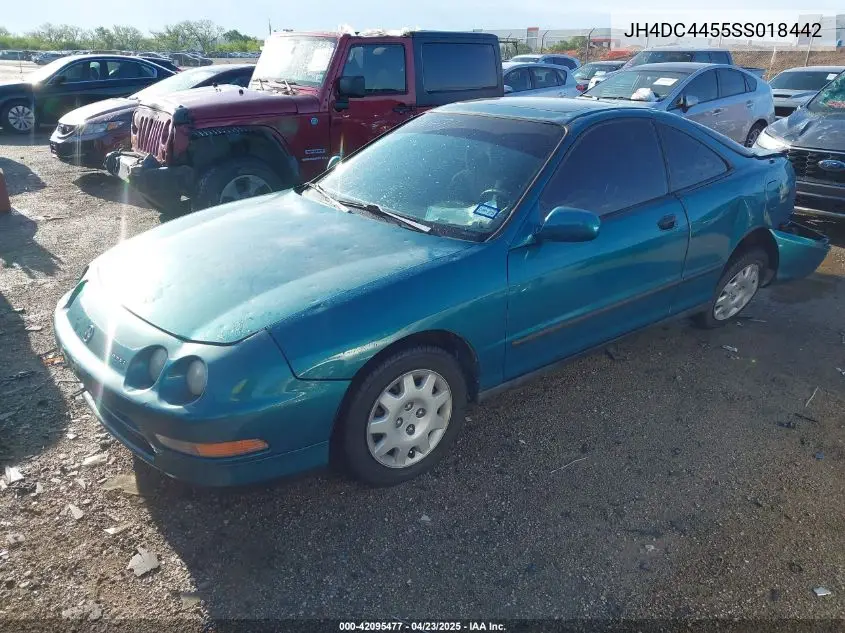 1995 Acura Integra Ls VIN: JH4DC4455SS018442 Lot: 42095477