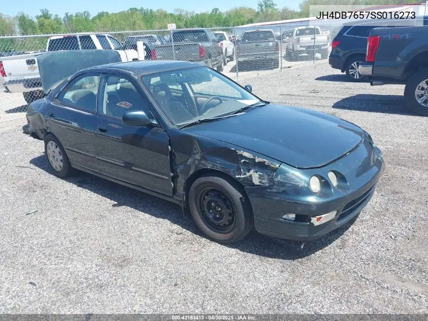 1995 Acura Integra Ls VIN: JH4DB7657SS016273 Lot: 42163413