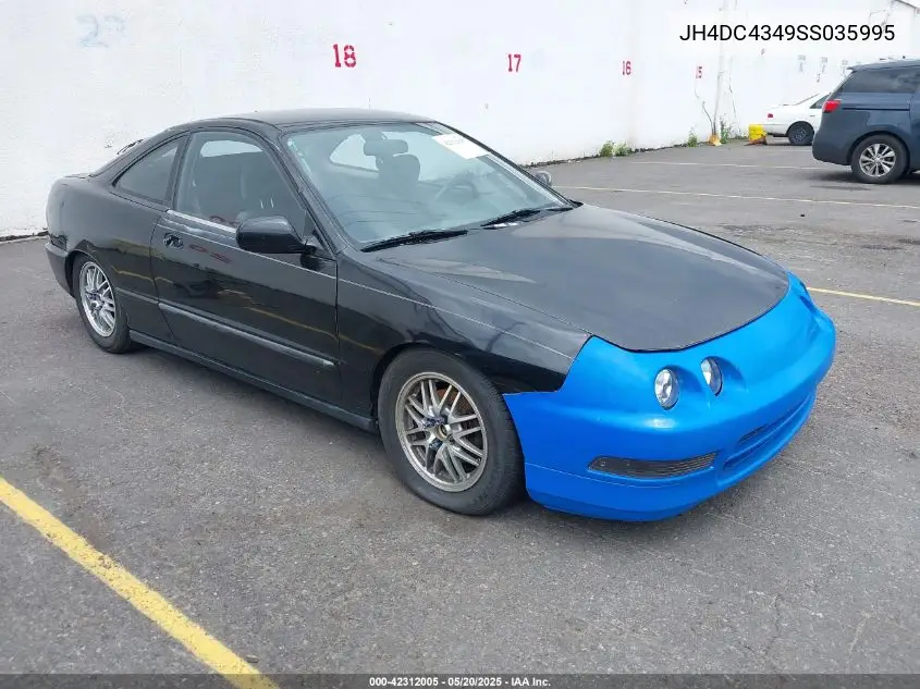 1995 Acura Integra Rs VIN: JH4DC4349SS035995 Lot: 42312005