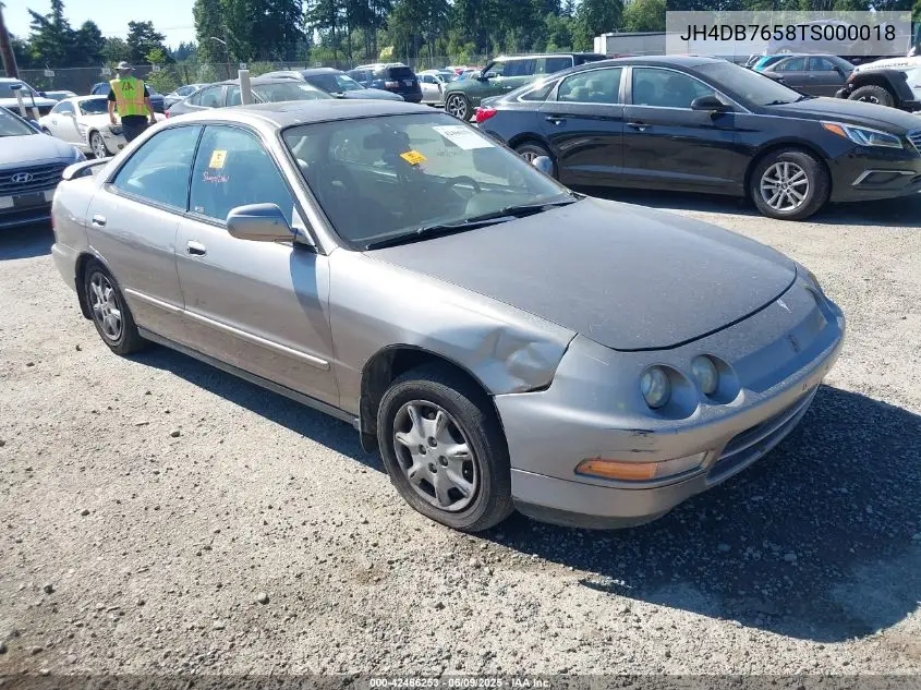 1996 Acura Integra Ls VIN: JH4DB7658TS000018 Lot: 42466253