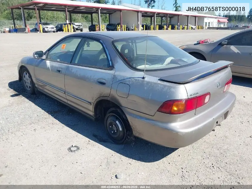 1996 Acura Integra Ls VIN: JH4DB7658TS000018 Lot: 42466253