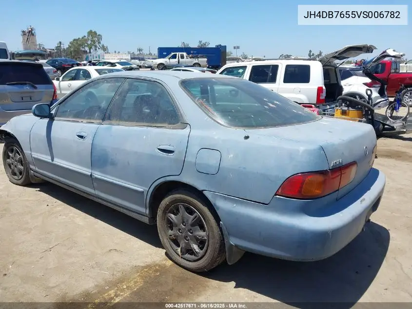 1997 Acura Integra Ls VIN: JH4DB7655VS006782 Lot: 42517671