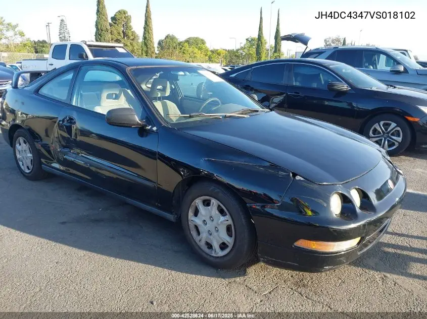 1997 Acura Integra Gs/Rs VIN: JH4DC4347VS018102 Lot: 42528624