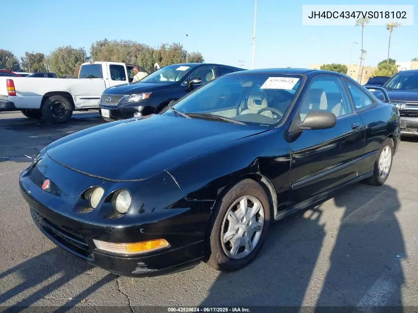 1997 Acura Integra Gs/Rs VIN: JH4DC4347VS018102 Lot: 42528624