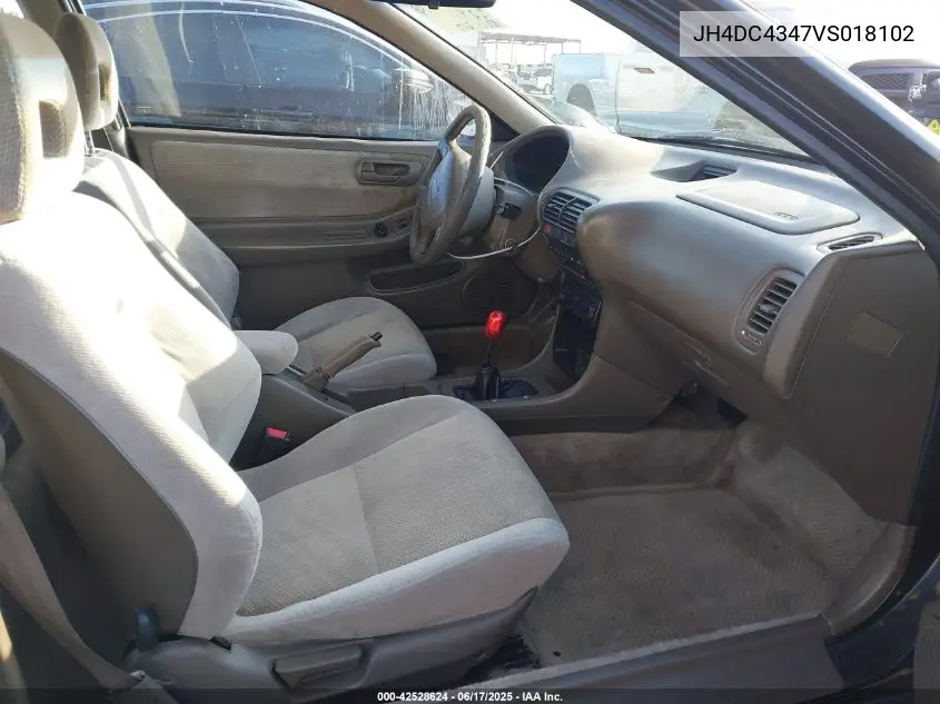 1997 Acura Integra Gs/Rs VIN: JH4DC4347VS018102 Lot: 42528624