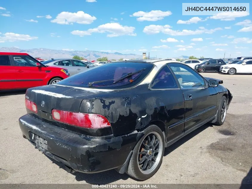 1998 Acura Integra Rs VIN: JH4DC4447WS014650 Lot: 40431240