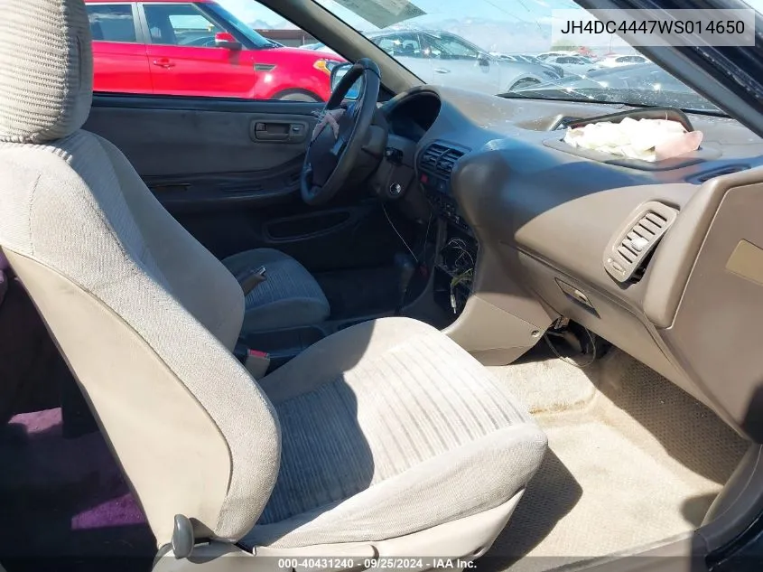 1998 Acura Integra Rs VIN: JH4DC4447WS014650 Lot: 40431240