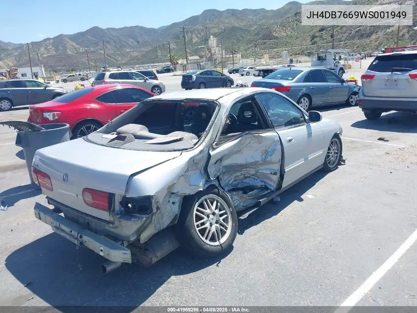 1998 Acura Integra Gs VIN: JH4DB7669WS001949 Lot: 41969296