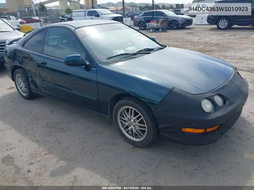 1998 Acura Integra Gs VIN: JH4DC4363WS010923 Lot: 42034768