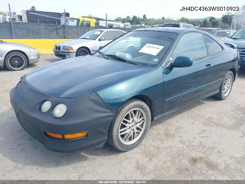 1998 Acura Integra Gs VIN: JH4DC4363WS010923 Lot: 42034768