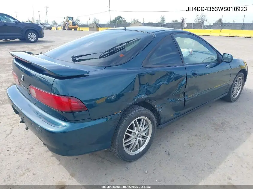 1998 Acura Integra Gs VIN: JH4DC4363WS010923 Lot: 42034768