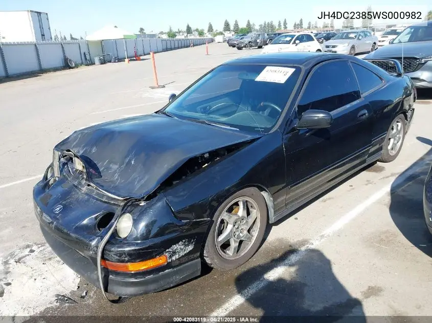1998 Acura Integra Gs-R VIN: JH4DC2385WS000982 Lot: 42083119