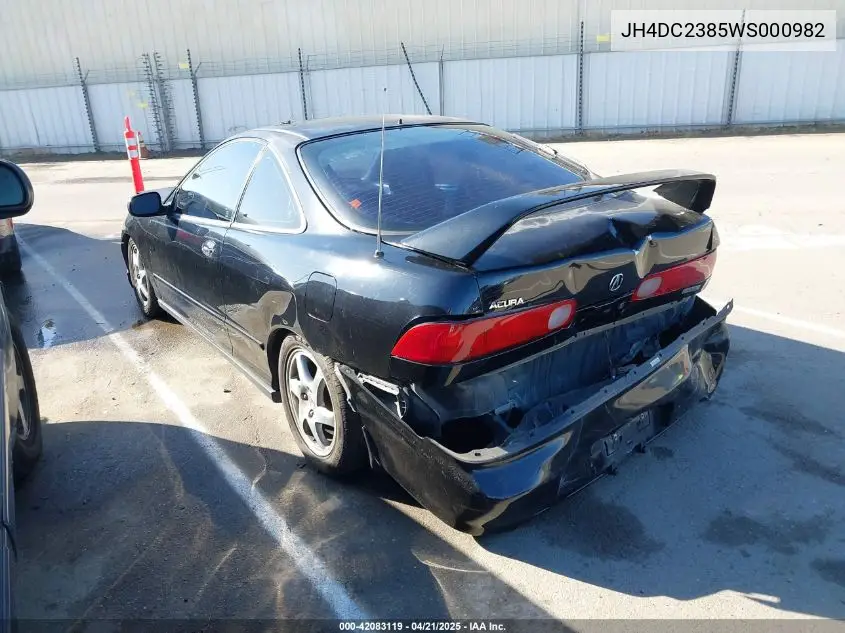 1998 Acura Integra Gs-R VIN: JH4DC2385WS000982 Lot: 42083119