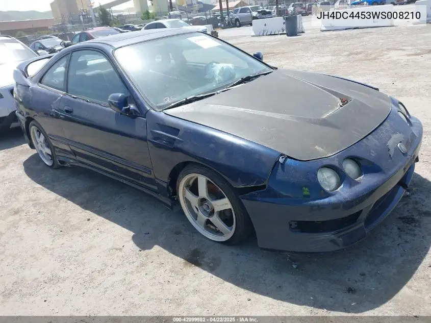 1998 Acura Integra Ls VIN: JH4DC4453WS008210 Lot: 42099982