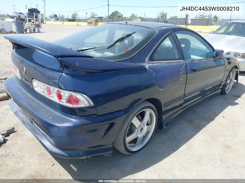 1998 Acura Integra Ls VIN: JH4DC4453WS008210 Lot: 42099982