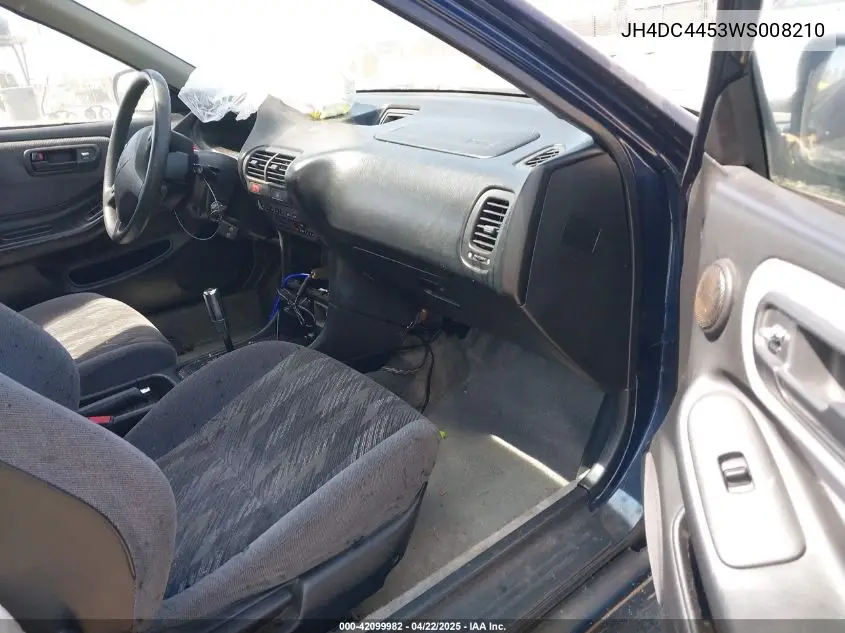 1998 Acura Integra Ls VIN: JH4DC4453WS008210 Lot: 42099982