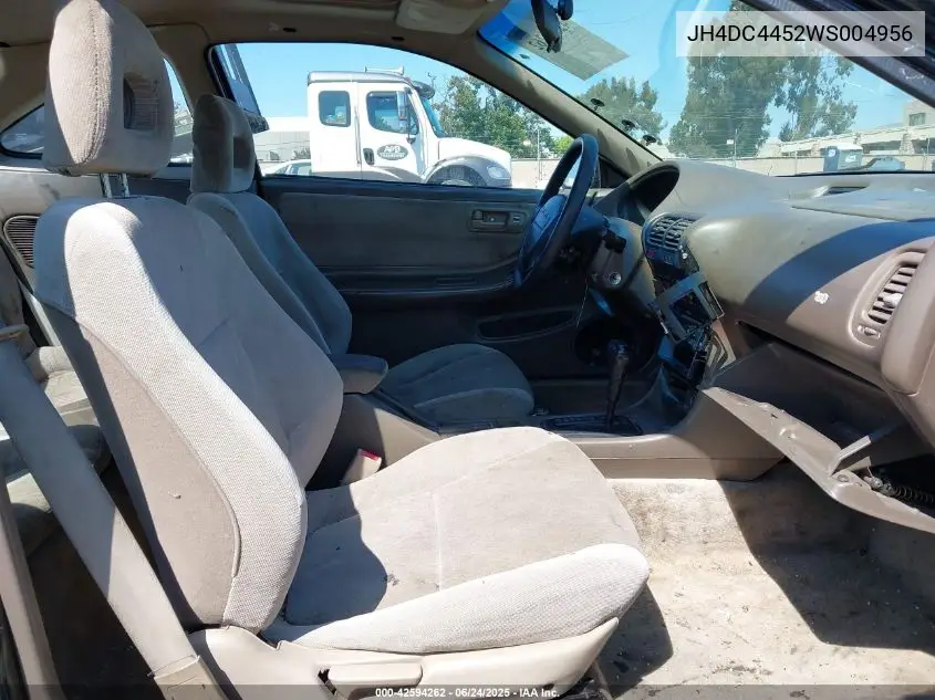 1998 Acura Integra Ls VIN: JH4DC4452WS004956 Lot: 42594262