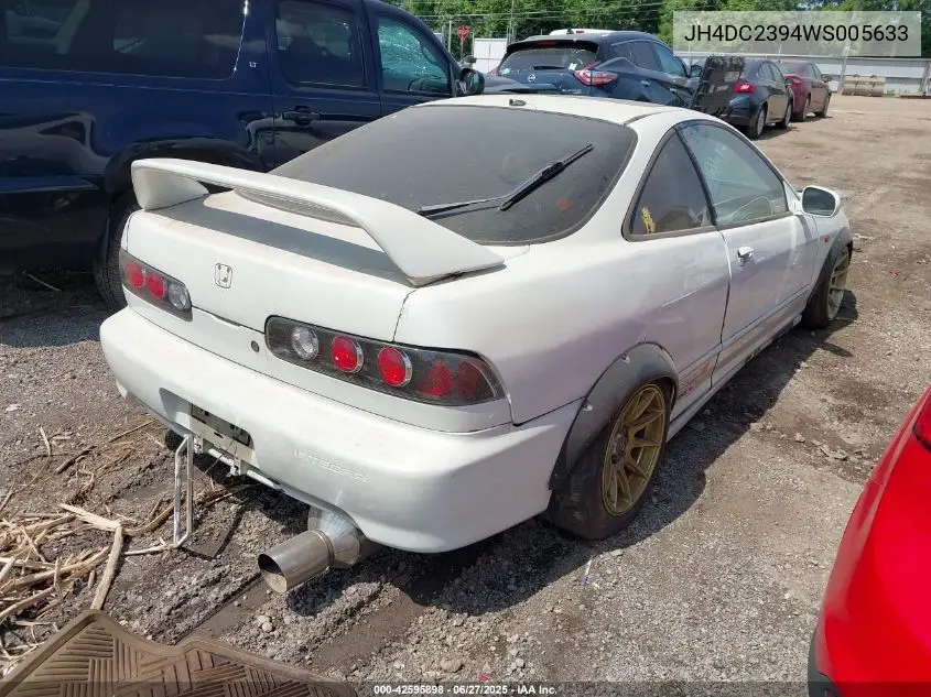1998 Acura Integra Gs-R VIN: JH4DC2394WS005633 Lot: 42595898