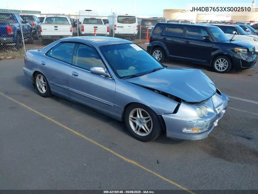 1999 Acura Integra Ls VIN: JH4DB7653XS002510 Lot: 42185146