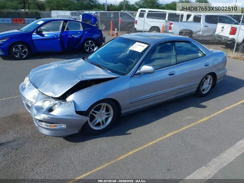 1999 Acura Integra Ls VIN: JH4DB7653XS002510 Lot: 42185146