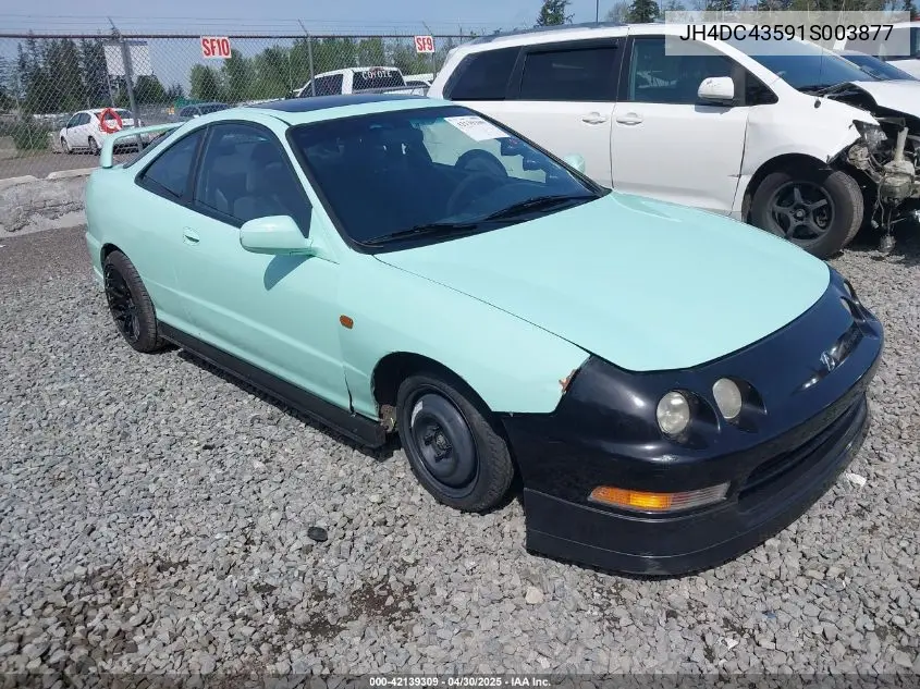 2001 Acura Integra Ls VIN: JH4DC43591S003877 Lot: 42139309