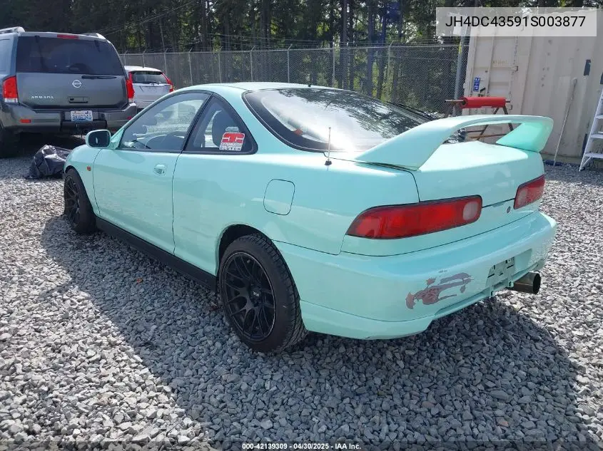2001 Acura Integra Ls VIN: JH4DC43591S003877 Lot: 42139309