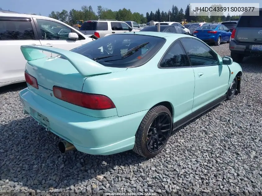 2001 Acura Integra Ls VIN: JH4DC43591S003877 Lot: 42139309