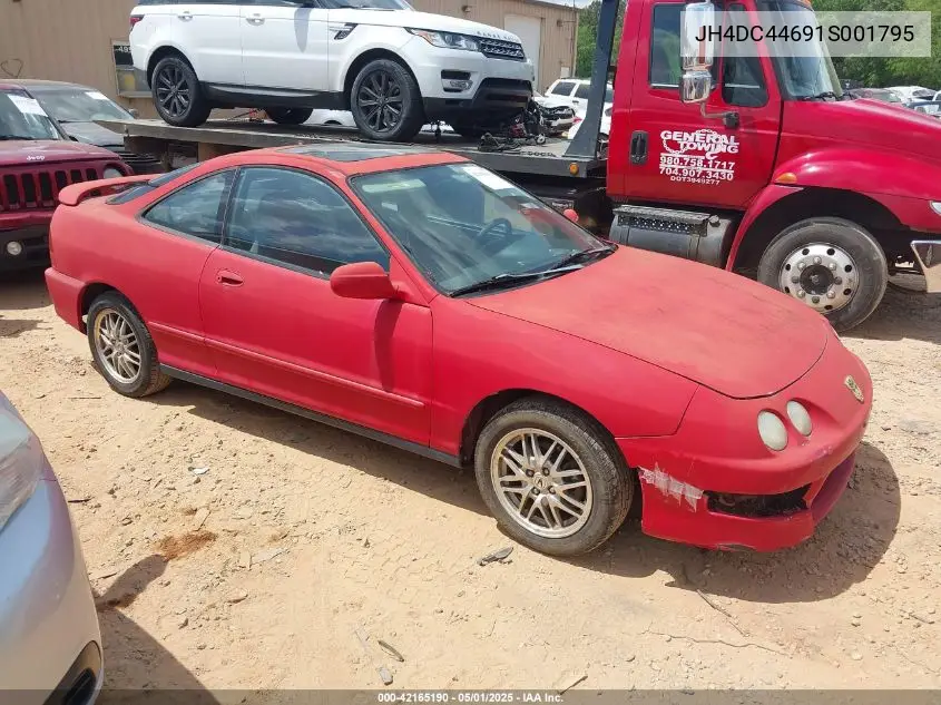 2001 Acura Integra Gs VIN: JH4DC44691S001795 Lot: 42165190