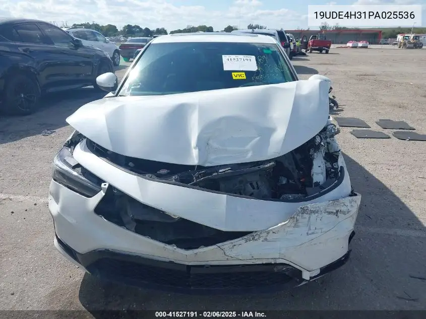 2023 Acura Integra A-Spec VIN: 19UDE4H31PA025536 Lot: 41527191