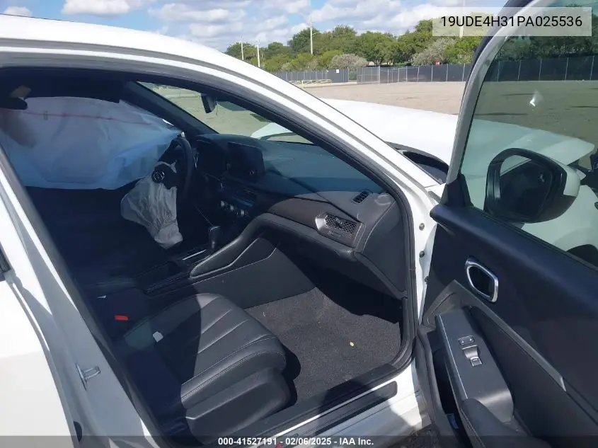 2023 Acura Integra A-Spec VIN: 19UDE4H31PA025536 Lot: 41527191