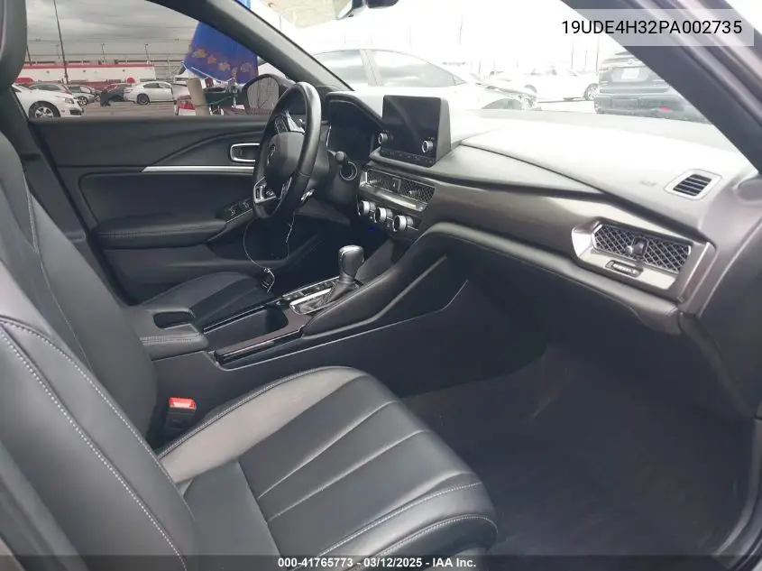 2023 Acura Integra A-Spec VIN: 19UDE4H32PA002735 Lot: 41765773