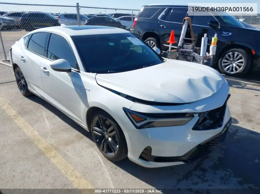 2023 Acura Integra A-Spec VIN: 19UDE4H30PA001566 Lot: 41771223