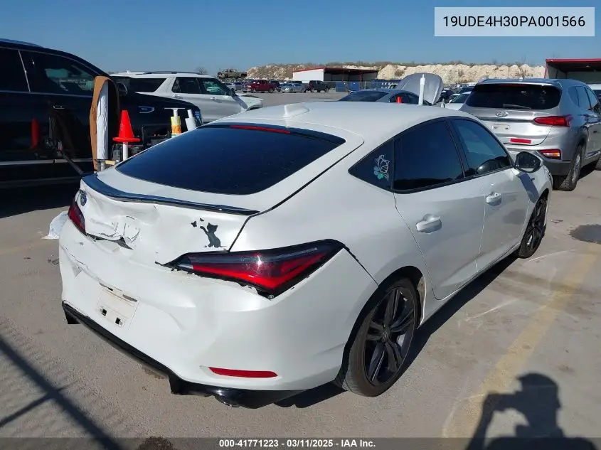 2023 Acura Integra A-Spec VIN: 19UDE4H30PA001566 Lot: 41771223