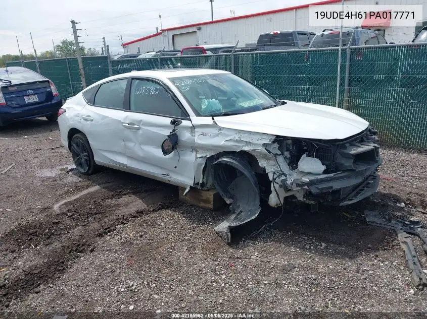 2023 Acura Integra A-Spec Technology VIN: 19UDE4H61PA017771 Lot: 42185962